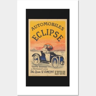 Automobiles Eclipse. ca. 1900. Posters and Art